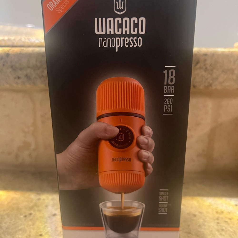 Wacaco Nanopresso Portable Espresso Maker - Orange